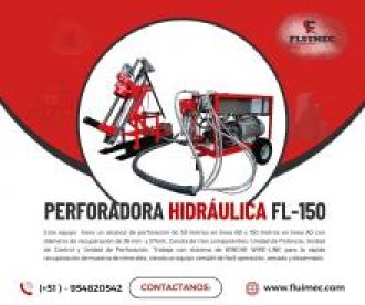 Perforadora FL-150 - Maquinaria necesaria para mina